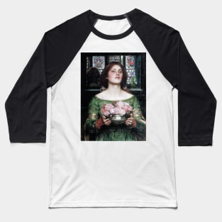 Gather Ye Rosebuds While Ye May,  1908 John William Waterhouse Baseball T-Shirt